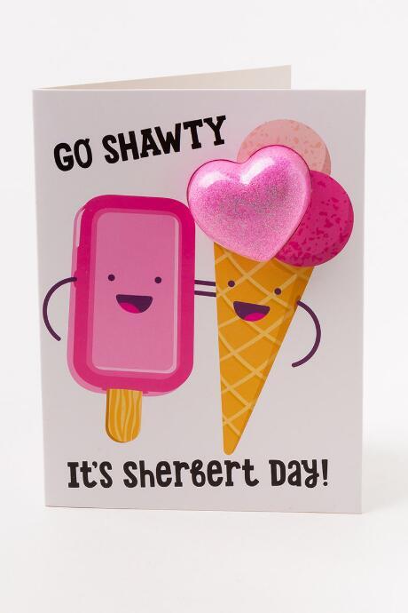 Francesca's Go Shawty Bath Bomb Card - Pink