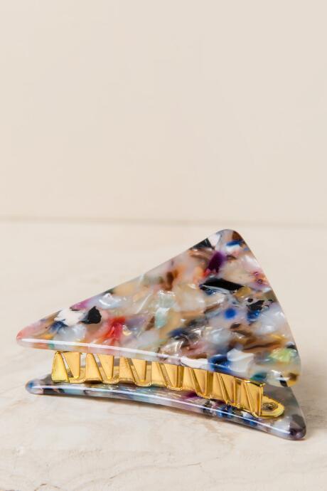 Francesca's Uta Multi-colored Claw Clip - Multi