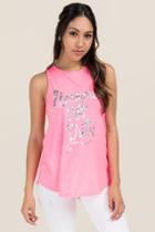 Miami Mermaid Off Duty Graphic Tank - Neon Pink