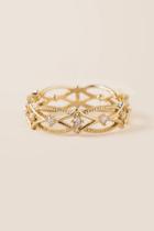 Francesca's Mia Crystal Filigree Ring - Gold