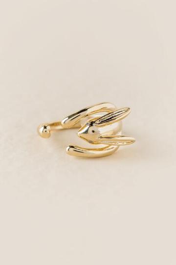 Francesca's Thumper Bunny Wrap Ring - Gold