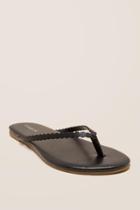 Indigo Rd. Indigo Rd Barbe Scallop Trim Flip Flop Sandal - Black