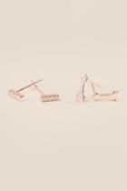 Francesca's Hinkley Stud Earring Set - Silver