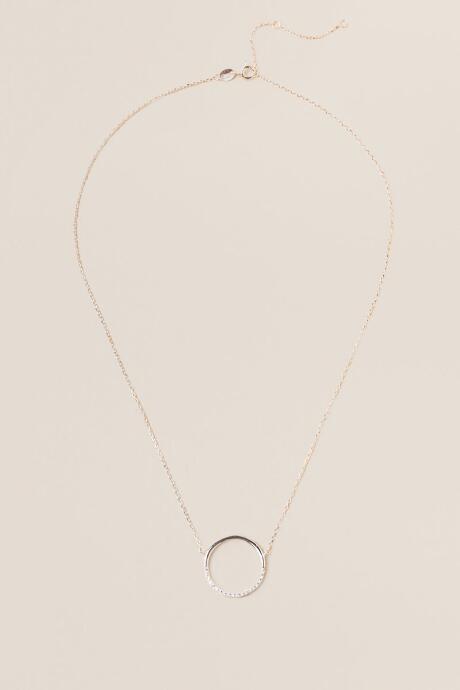 Francesca's Stacey Open-circle Necklace - Silver