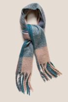 Francesca's Julia Boucle Oblong Scarf - Teal