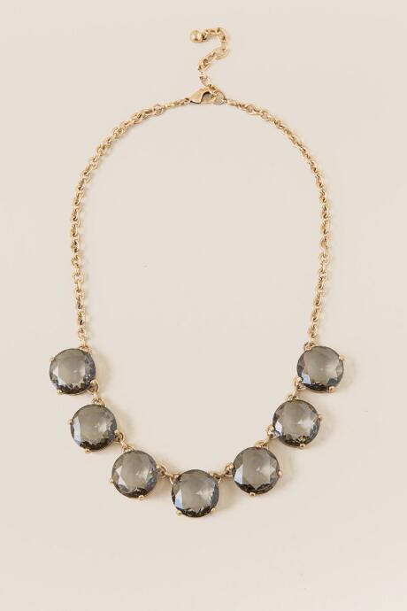 Francesca Inchess Madison Cabachon Necklace In Gray - Gray