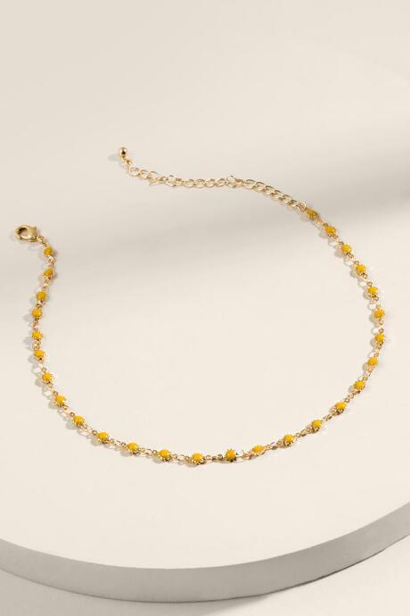 Francesca's Hadleigh Sunburst Necklace In Marigold - Marigold