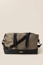 Francesca's Deidre Nylon Weekender Bag - Khaki