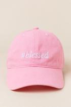 Francescas Blessed Baseball Cap - Pink