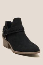 Fergalicious Integrity Side Chopout Ankle Boot - Black