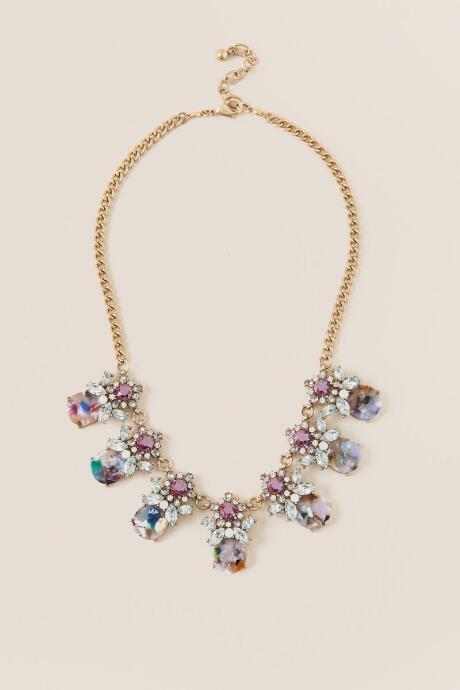 Francesca Inchess Alannah Statement Necklace - Wine