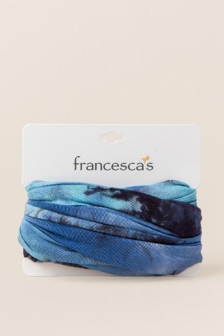 Francesca's Vicky Tie Dye Softwrap - Blue