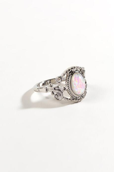 Francesca's Marcie Opal Ring - White