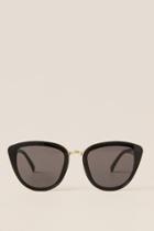 Francesca's Mylene Cat Eye Sunglasses - Black
