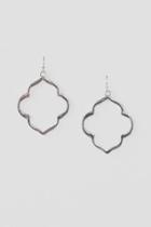 Francesca's Clover Gardens Dangle Earrings - Silver