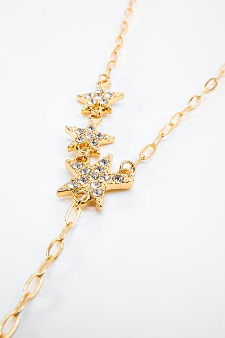 Francesca's Angie Star Y Necklace - Gold