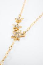 Francesca's Angie Star Y Necklace - Gold