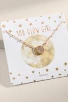 Francesca's Kaylani Delicate Moon Necklace - Gold