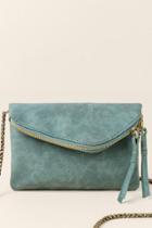 Francesca's Teagan Mini Angled Crossbody - Forest