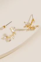 Francesca's Haley Cubic Zirconia Vine Earring Jacket - Crystal