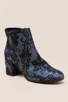 Francesca's Vera Floral Ankle Boot - Blue