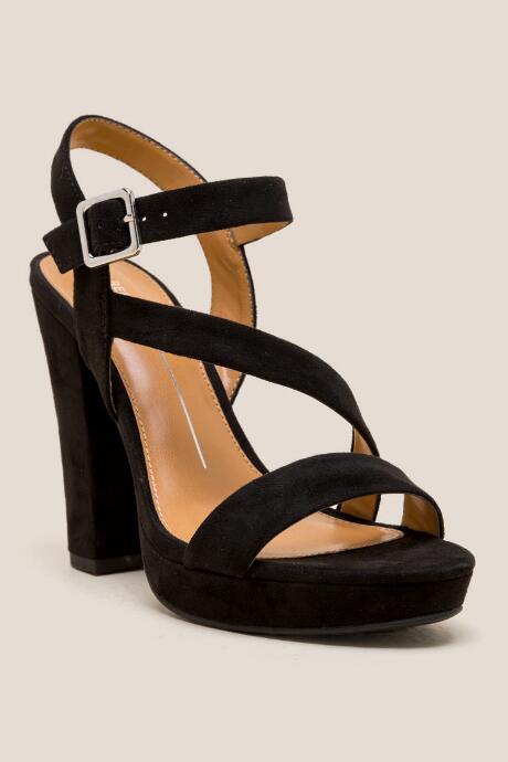 Report Ligon Platform Heel - Black