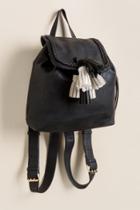 Francesca's Marion Tassel Backpack - Black
