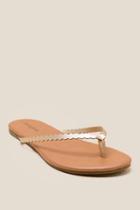 Indigo Rd. Indigo Rd Barbe Scallop Trim Flip Flop Sandal - Gold