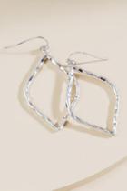 Francesca's Jill Open Shape Earrings - Silver