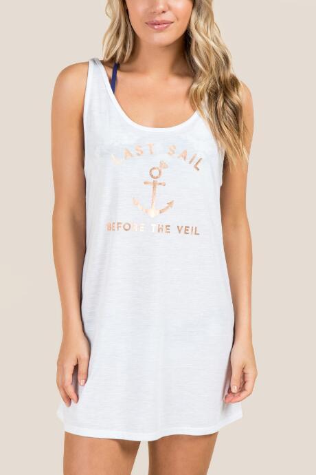 Francesca Inchess Last Sail Before The Vail Swim Cover-up - White