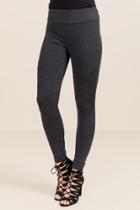 No Comment Collyn Moto Legging - Dark Grey
