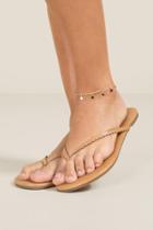 Francesca Inchess Carolyn Coin Anklet - Gold