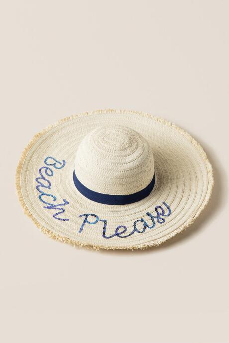 Francescas Beach Please Floppy Hat - Natural