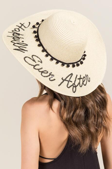 Francescas Happily Ever After Straw Hat - Natural