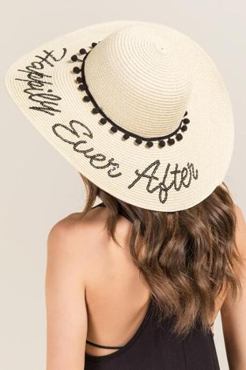 Francescas Happily Ever After Straw Hat - Natural
