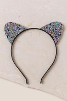Francesca's Azaria Scattered Stone Cat Ears Headband - Multi