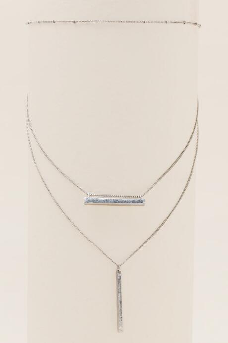 Francesca's Iris Delicate Layered Choker - Silver