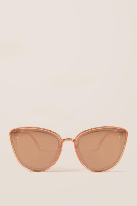 Francesca's Mylene Cat Eye Sunglasses - Blush