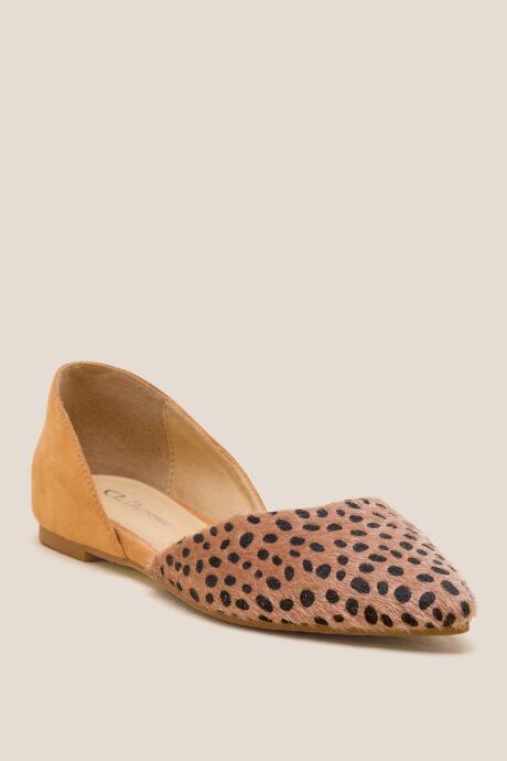 Cl By Laundry Hara Cheetah D'orsay Flat - Tan