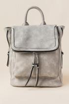 Francesca's Kendall Backpack - Light Gray