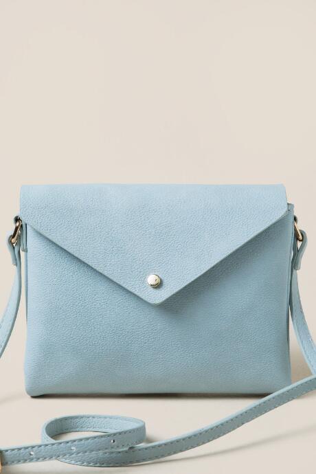 Francesca's Florence Envelope Crossbody In Blue - Blue