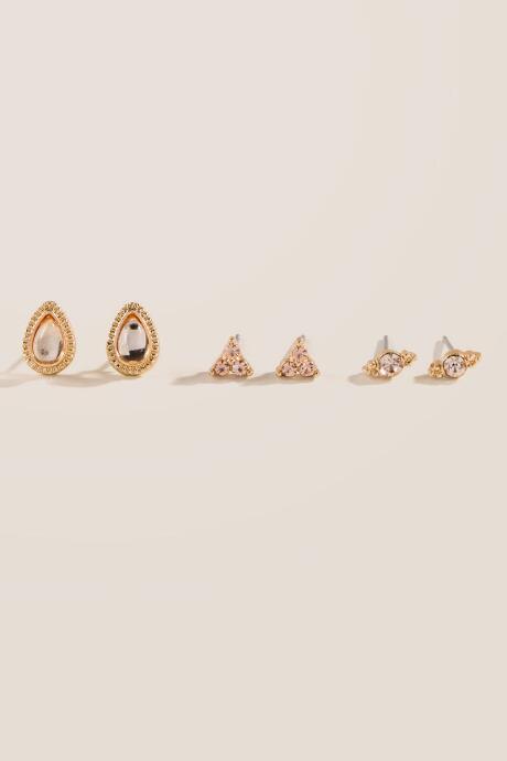 Francesca's Whitney Stud Set - Blush
