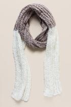 Francesca's Charlotte Colorblock Scarf - Gray