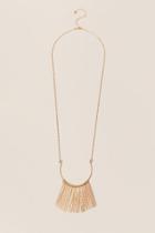 Francesca's Carlie Pendant Necklace - Gold