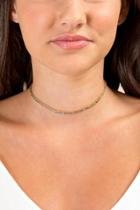 Francesca's Jennifer Crystal Choker Necklace - Multi