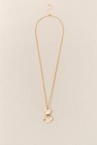 Francesca's Mila Layered Coins Necklace In Gold - Gold