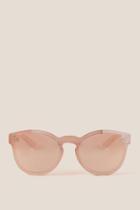 Francescas Mimosa Reflective Wayfarers In Pink - Pink