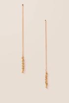 Francesca's Janine Ball Cluster Threader Earring - Gold