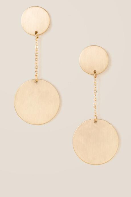 Francesca Inchess Rhea Orbital Earrings - Gold