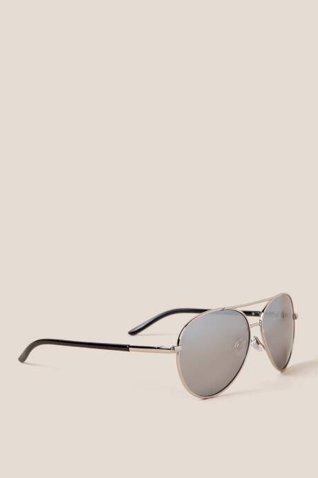 Francesca's Wendy Aviator Sunglasses - Multi